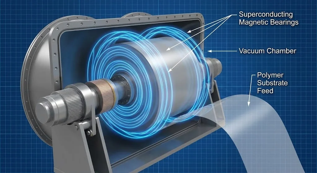 Superconducting Magnetic Bearing Diagram